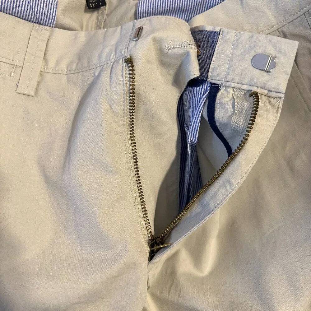 J. Crew Club Shorts Men's 30 NWT Premiun Line Stone